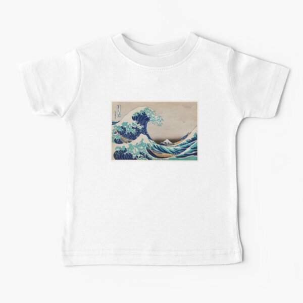 The Great Wave off Kanagawa by Katsushika Hokusai | Japanese Woodblock Print | Baby T-Shirt
