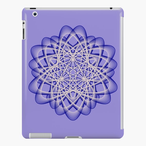 Abstract Blue Violet Atomic Swaps iPad Snap Case