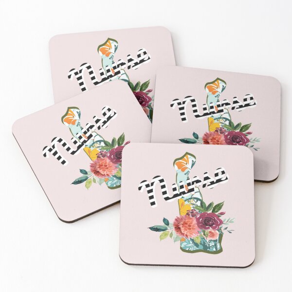 Item preview, Delaware Nurse Floral Watercolor designed and sold by AZGuzmans.