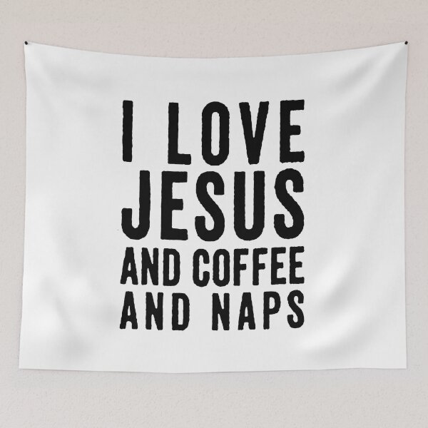 Item preview, I Love Jesus And Coffee And Naps designed and sold by lakelandwholes1.