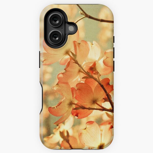 Vintage Pink Spring Flowers iPhone Tough Case