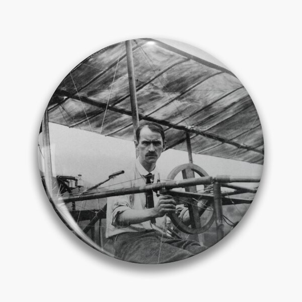 Item preview, Glenn Curtiss In His Biplane - 1908 designed and sold by warishellstore.