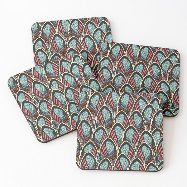 Item preview, Tribal Boho Indian Feathers designed and sold by Vector Scout Lab.