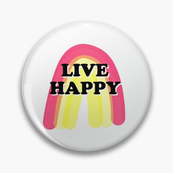 Item preview, Live Happy Rainbow designed and sold by crazychameleon.