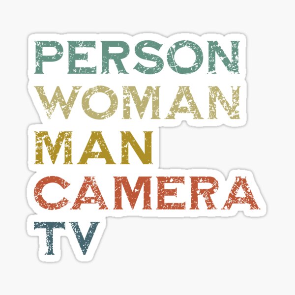 Item preview, PERSON WOMAN MAN CAMERA TV designed and sold by T-DESIGNEDZ.