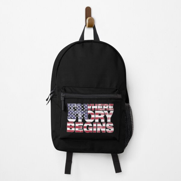 Its Where My Story Begins And My Story Begins In United States Backpack