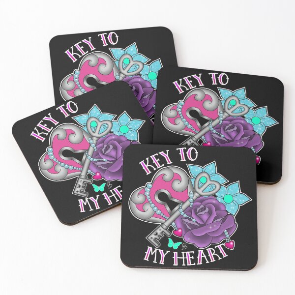Item preview, Key To My Heart Lock and Key Rose Tattoo  designed and sold by HelenaMorpho.