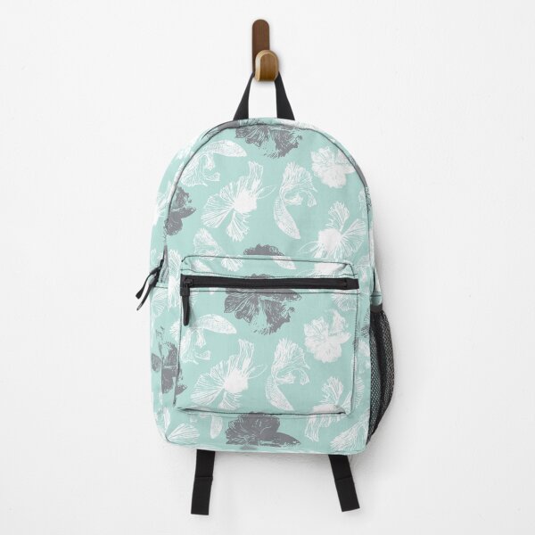 Item preview, Beta Fish - Mint Charcoal designed and sold by Beth Thompson.