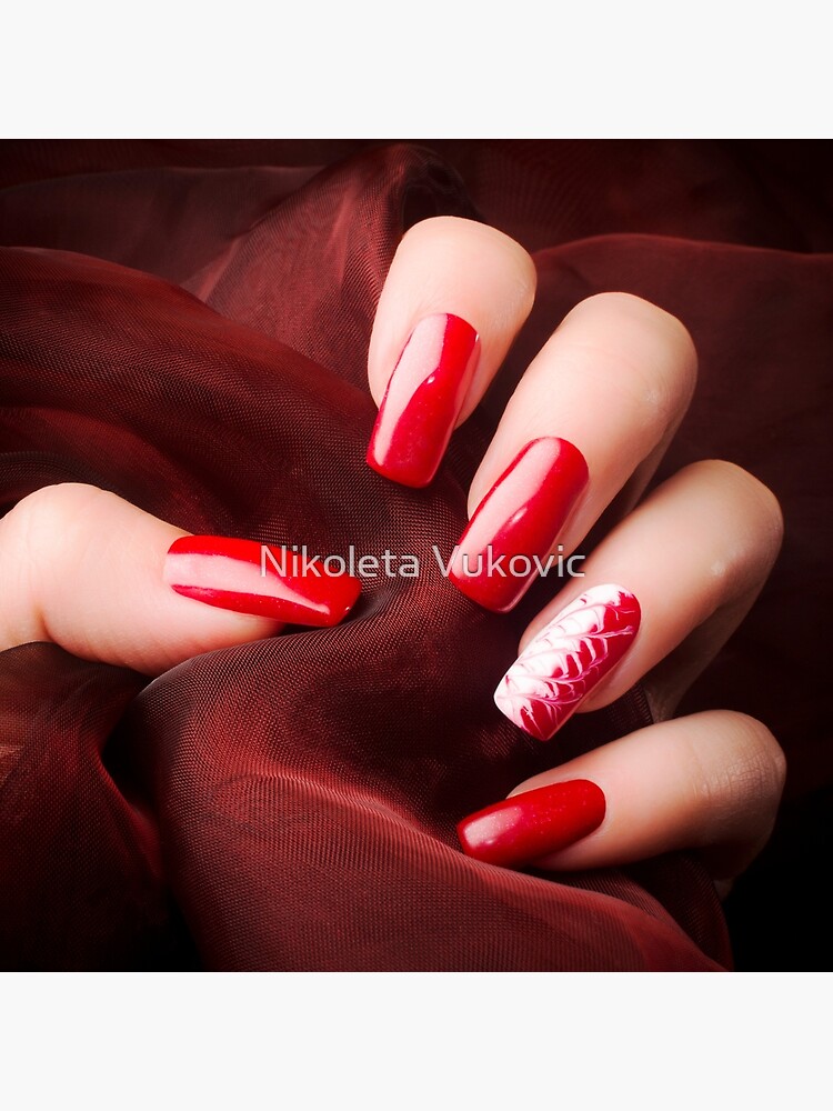 50+ Best Red Nail Art Designs - For Creative Juice | Red nails glitter, Red  nail art, Red nail art designs