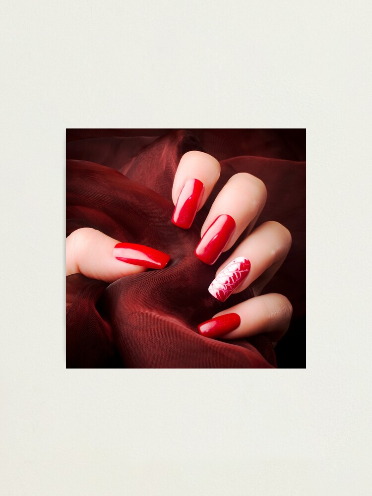 50+ Beautiful Nail Art Ideas for Red Manicure | Unghie gel, Unghie rosse,  Unghie