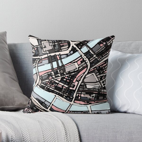 Pittsburgh, PA Throw Pillow