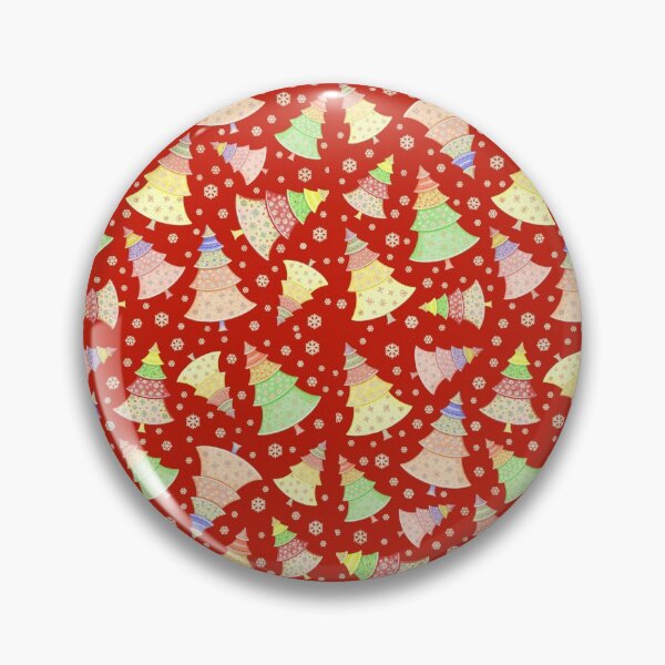 Item preview, Colorful and fun Christmas Trees and Snowflakes Design designed and sold by SpookshowDesign.