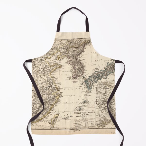 Item preview, Map of China, Korea and Japan (1872) designed and sold by allhistory.