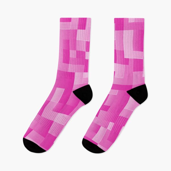 Item preview, Pink abstract geometric pattern  designed and sold by likebakerdo.