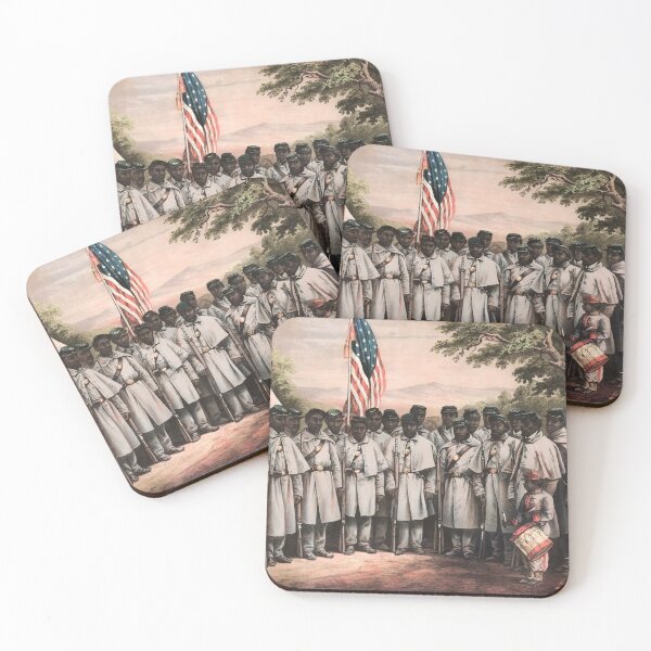 Item preview, African American Soldiers - Civil War - 1864 designed and sold by warishellstore.