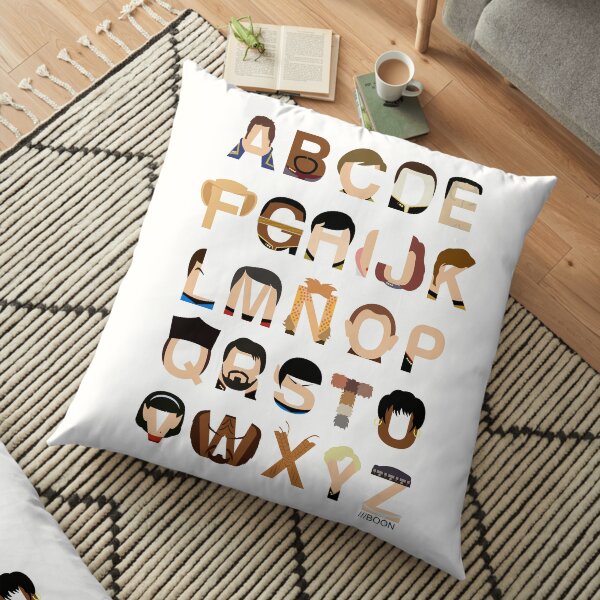 Star Trek Alphabet Floor Pillow