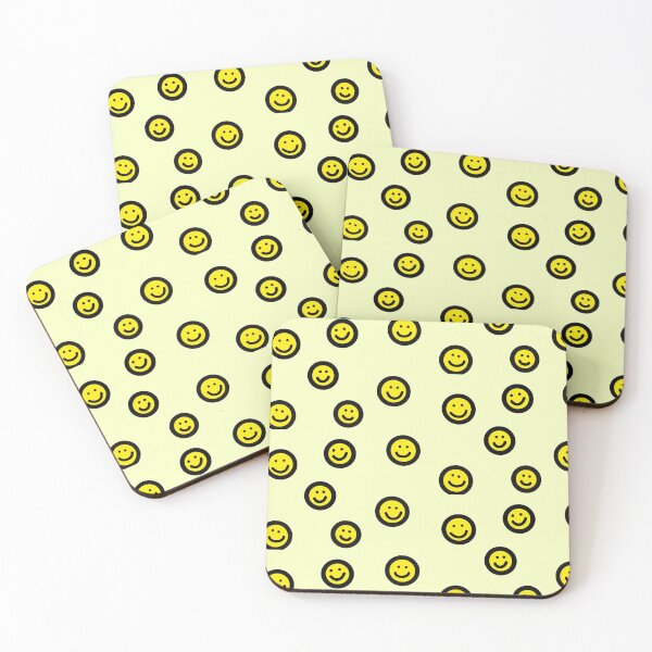 Item preview, yellow smiley faces designed and sold by vibesdesings.