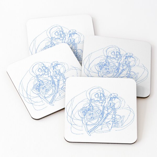 Item preview, Lover's Embrace - Light Blue designed and sold by Caroline Owen.