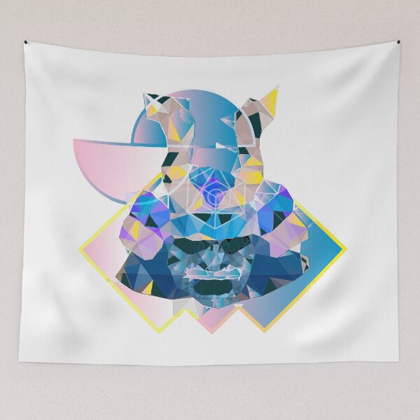 Item preview, Abstract Geo Samurai(cloud blue) designed and sold by DesignBros.