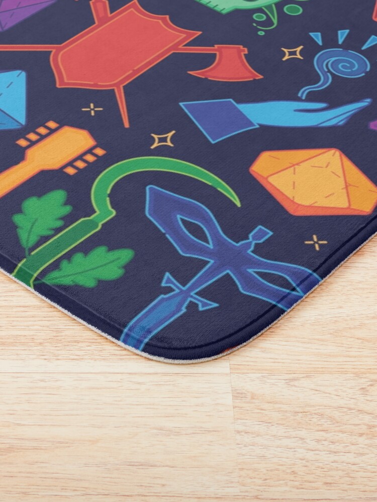 Thumbnail 3 of 6, Bath Mat, DnD Forever - Color designed and sold by daysandhours.