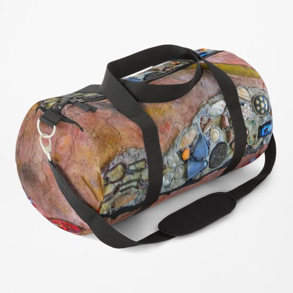 Dragonfly Fresco Art, Outdoor Patio Art, 3D Fresco Art, Duffle Bag