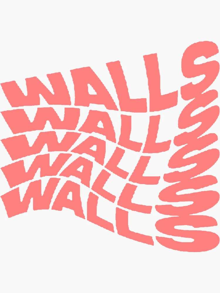 Louis Tomlinson Walls  Sticker for Sale by quinnaxelledits