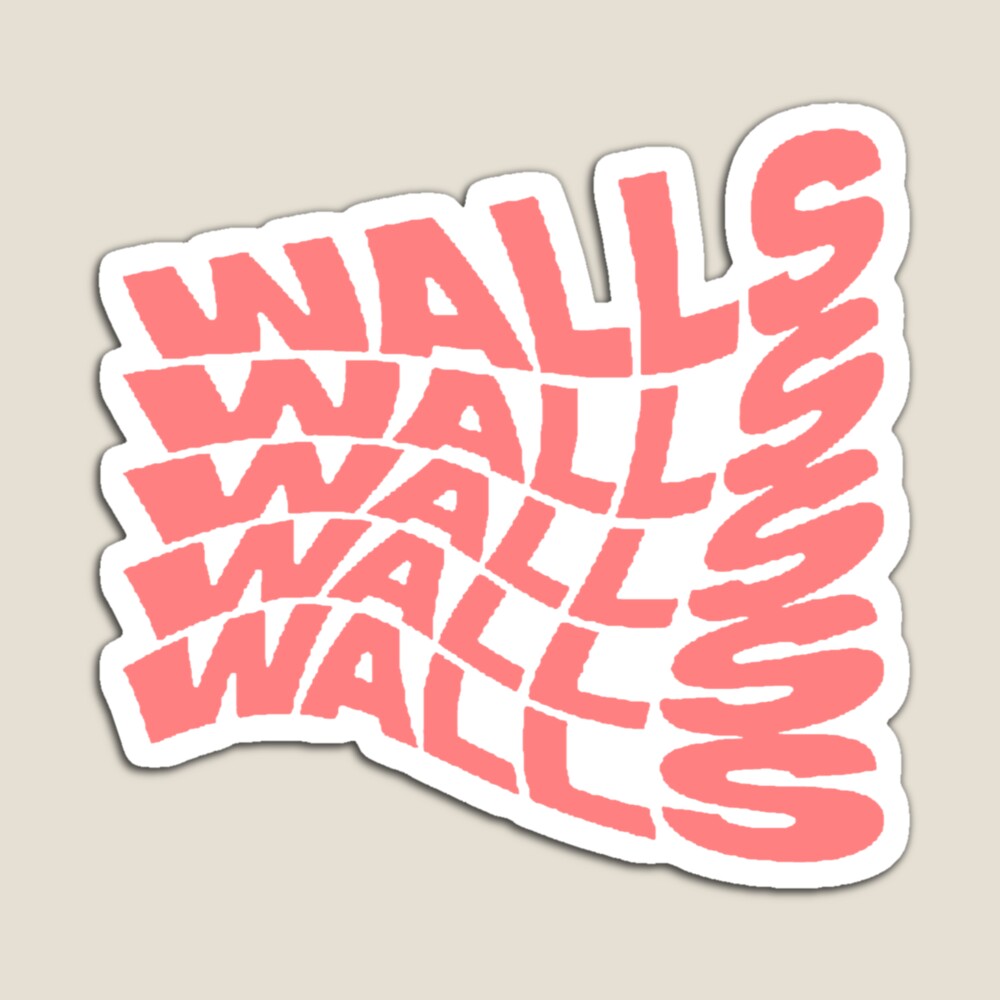 walls louis tomlinson  Sticker for Sale by kristi designs