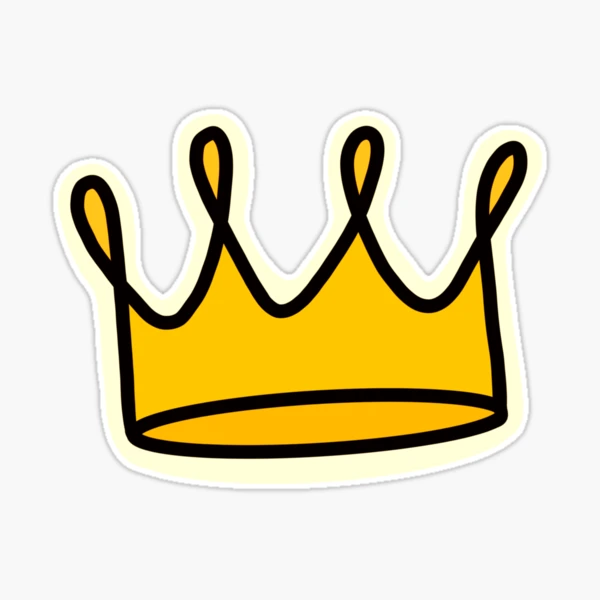 Crown Sticker for Sale by gracie-doodles