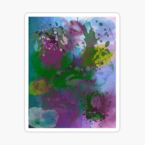 Abstract Art Design Sticker