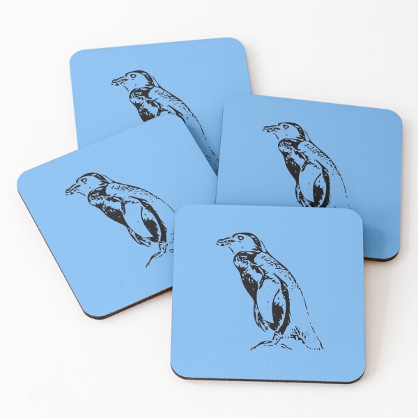 Item preview, African Penguin Black Print  designed and sold by designsasstultd.