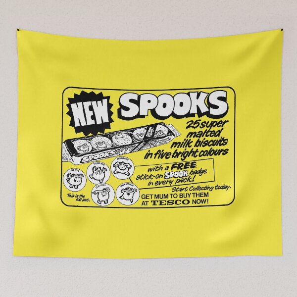 Item preview, SPOOKS BISCUITS - NEWSPAPER ADVERT designed and sold by ThrowbackAds.