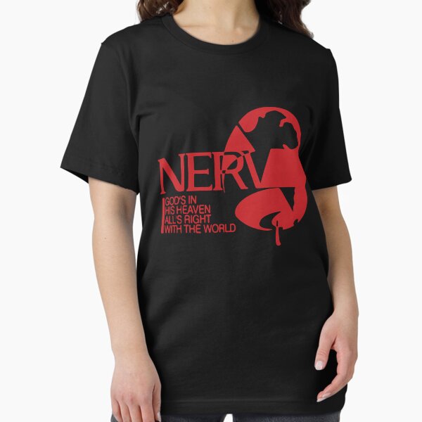 EURO NERV T-Shirt（RED） Neon Genesis Evangelion 'NERV' T-Shirt — My Clothing Archive