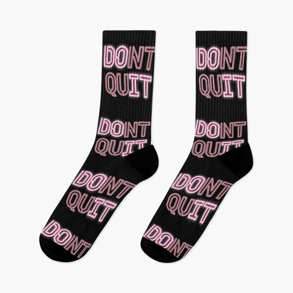 Item preview, Neon Pink Don’t Quit/Do It  designed and sold by Elle  Hazlett.