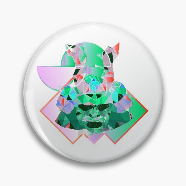 Item preview, Abstract Geo Samurai(emerald) designed and sold by DesignBros.