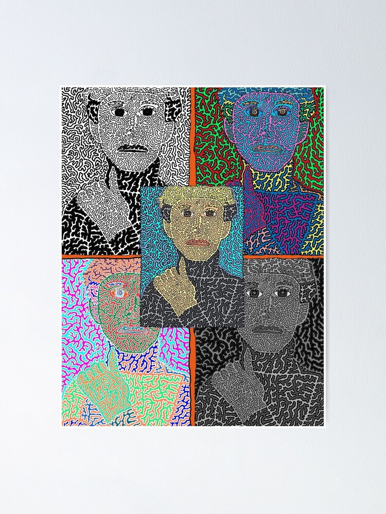 Andy Warhol - Pop Art Style Montage | Poster