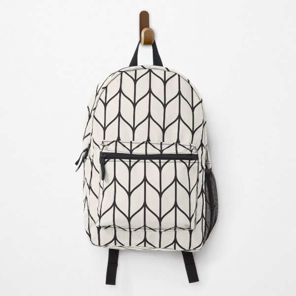 Item preview, Leaf Black & White Minimalist Geometrical Design designed and sold by emma60.