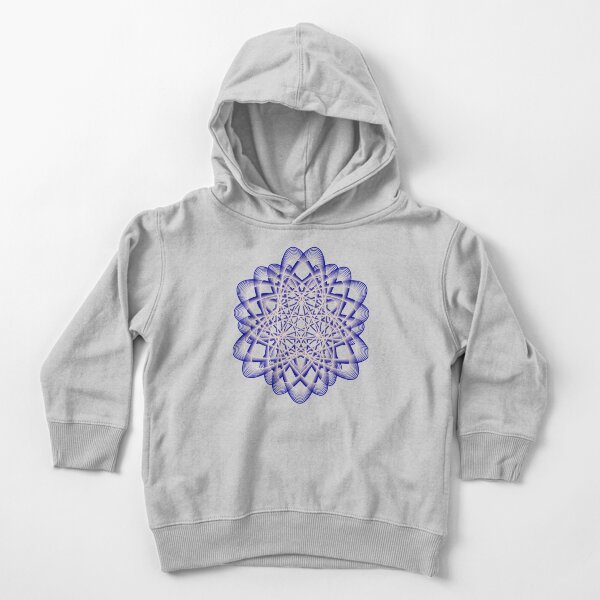 Abstract Blue Violet Atomic Swaps Toddler Pullover Hoodie