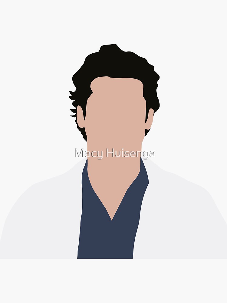 "Derek Shepherd" Sticker by macyhuisenga Redbubble