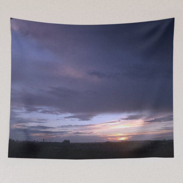 Item preview, Blue moody sunset colors designed and sold by Dream-dust.