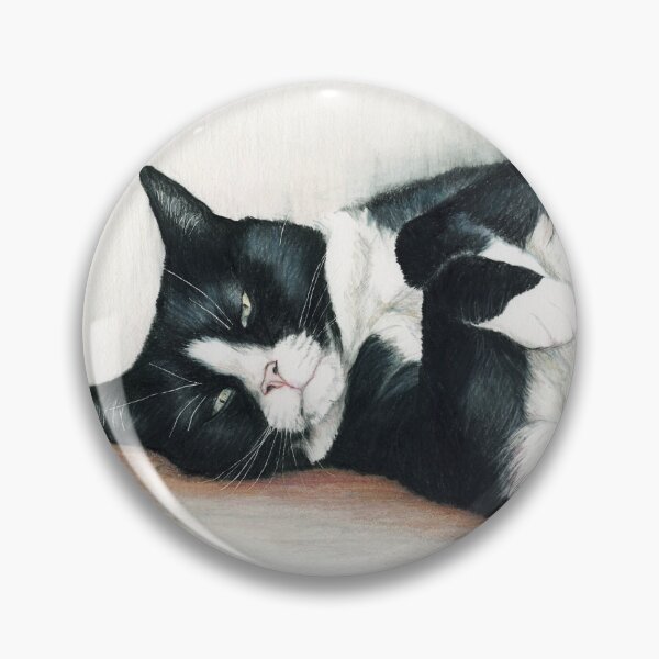 Item preview, Cozy Tuxedo Cat designed and sold by Charlotte Yealey.