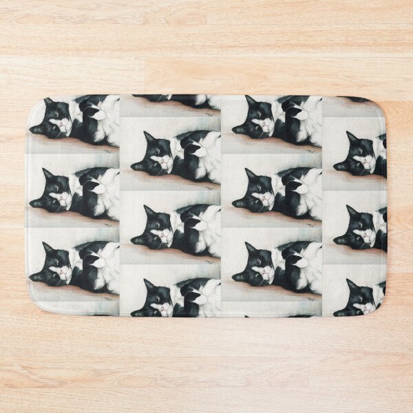 Item preview, Cozy Tuxedo Cat designed and sold by Charlotte Yealey.