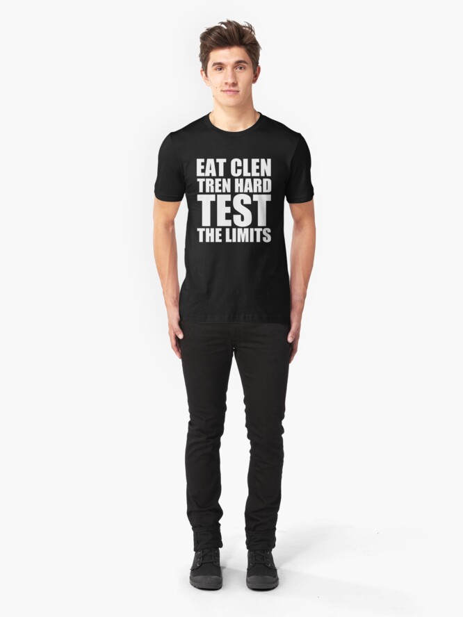 tren hard eat clen shirt