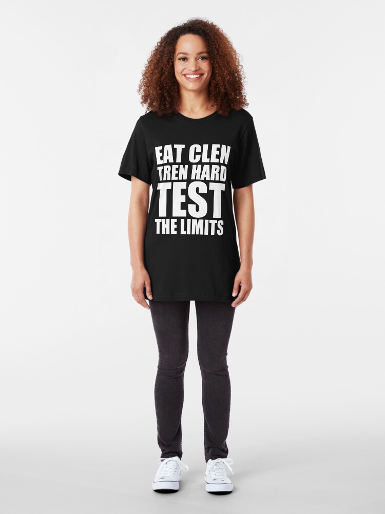 tren hard eat clen shirt
