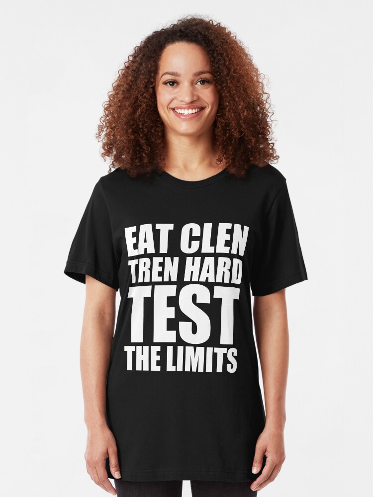 tren hard eat clen shirt
