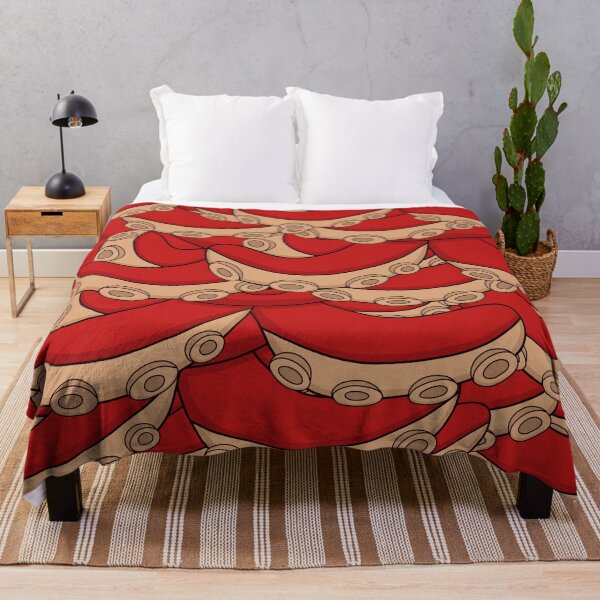 Item preview, Red Octopus Tentacle Patterns designed and sold by palaco210.