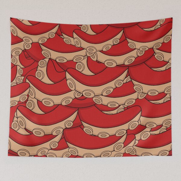 Item preview, Red Octopus Tentacle Patterns designed and sold by palaco210.