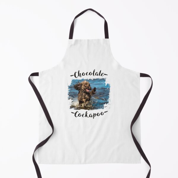 Item preview, Chocolate cockapoo photo with text design designed and sold by bdws.