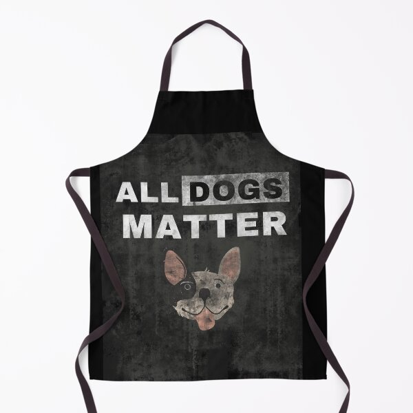 Artikelvorschau, Distressed Grunge ALL DOGS MATTER mit Gesicht der französischen Bulldogge entworfen und verkauft von Rabbitti.