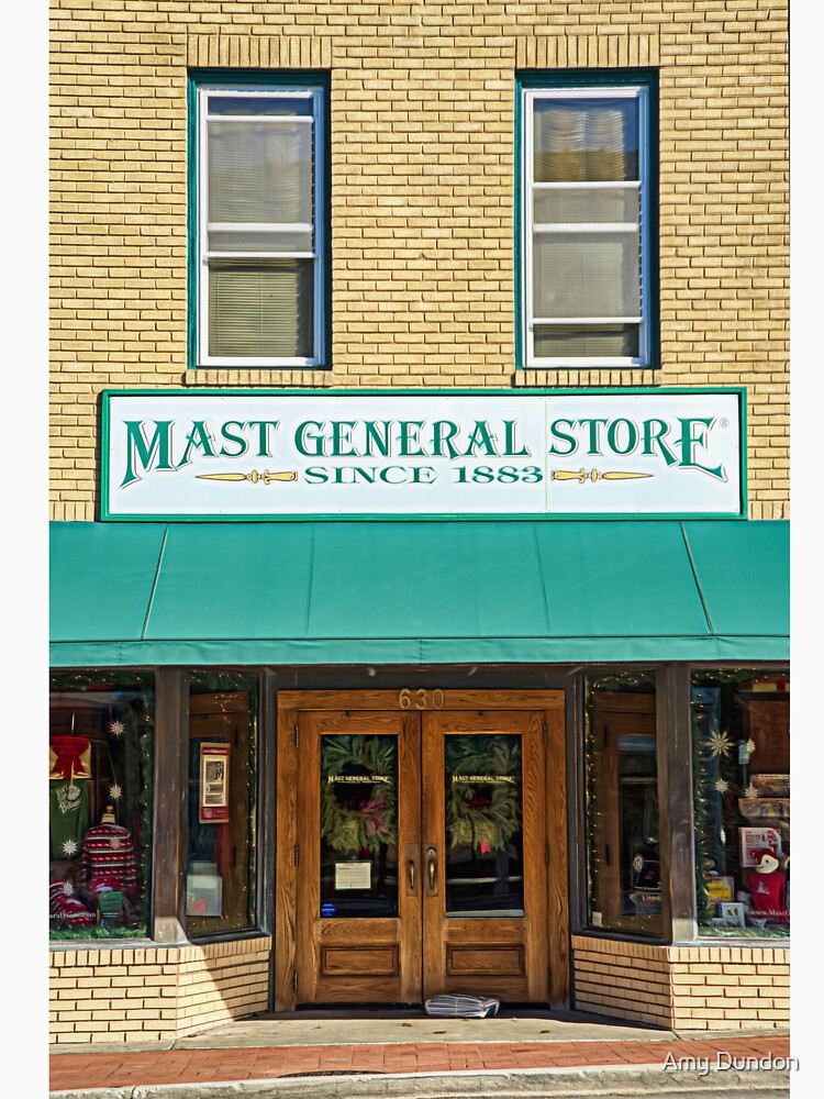 "Mast General Store, Boone NC" Tshirt by AmyDundon Redbubble