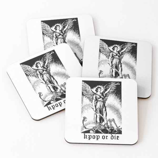 Item preview, KPOP OR DIE Gothic Angel Funny Aesthetic Meme designed and sold by SugarSaint.